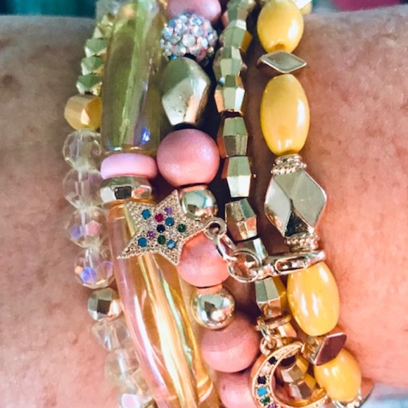 ERIMISH BRACELETS ⭐️New SUMMER ARRIVAL SUNNY GALAXY CHARM SPECIALTY STACK ⭐️ NWT - Picture 9 of 13